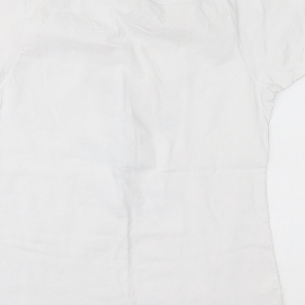Fruit of the Loom Womens White Basic T-Shirt Size S