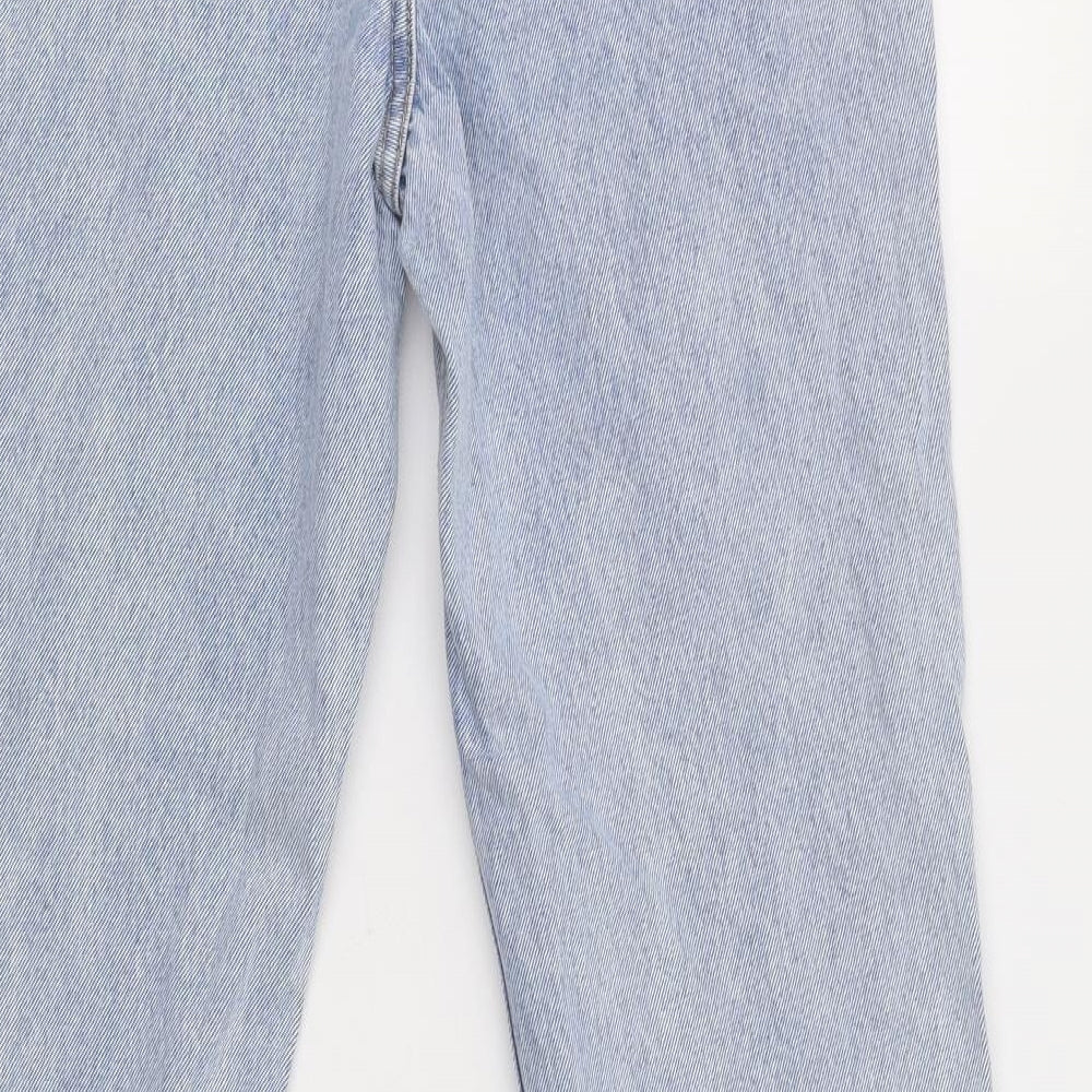 Oh Polly Womens Blue Straight Jeans Size 8 L33 in
