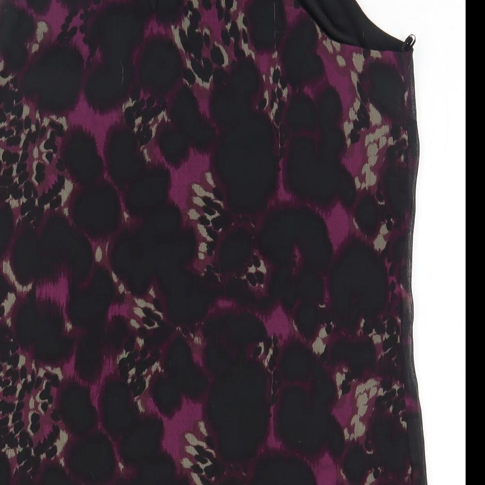 George Womens Black A-Line Size 14