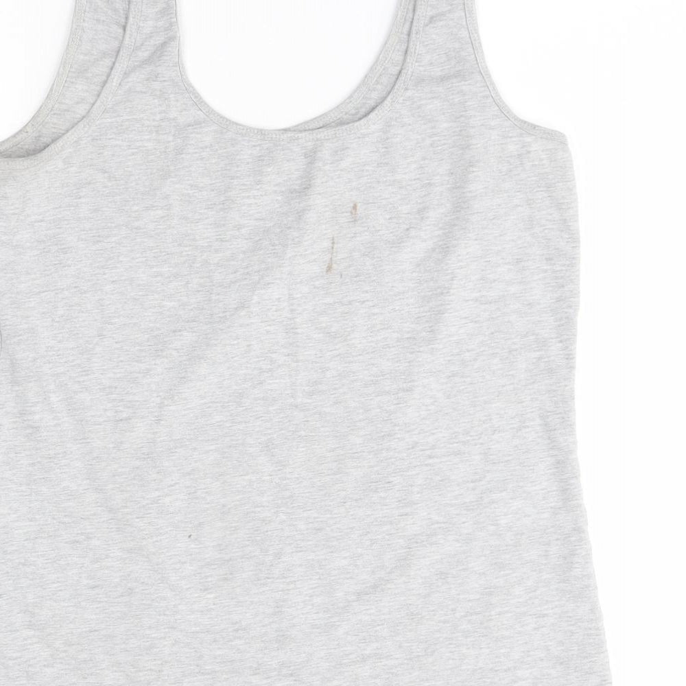 Primark Womens Grey Basic Tank Size L