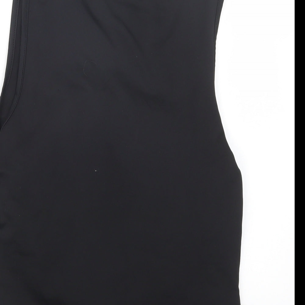 Preworn Womens Black Basic Tank Size 12
