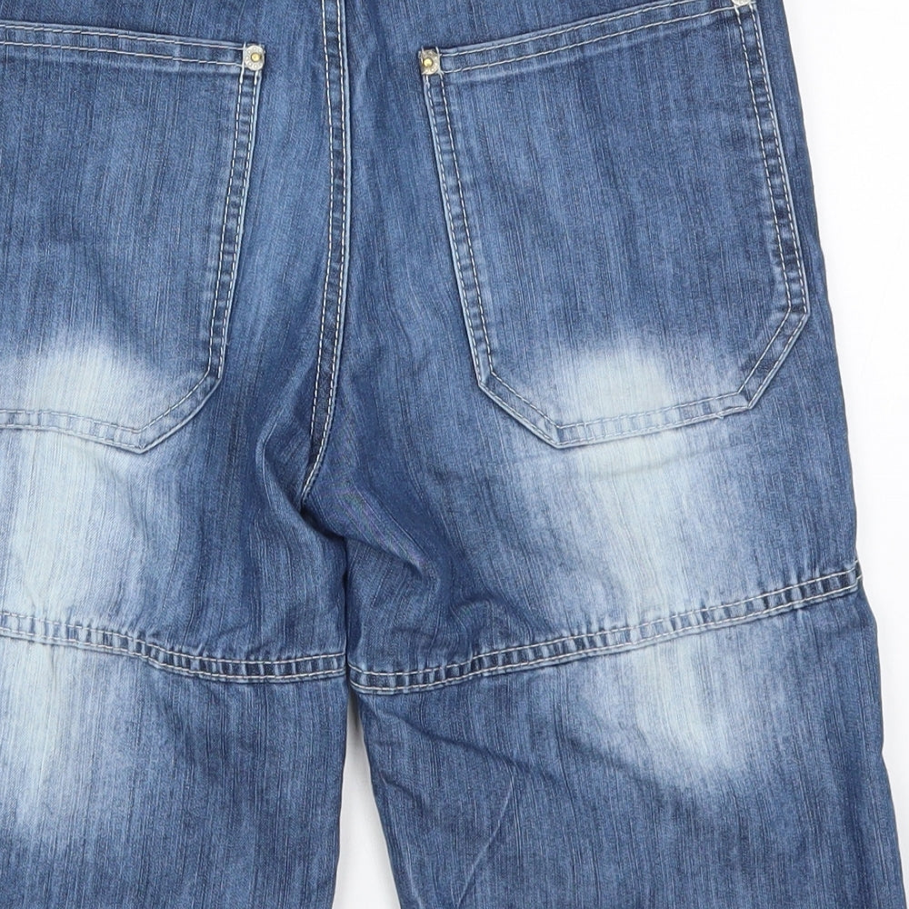 Marions Boys Blue Denim Cropped Jeans Size 12 Years - Fashion Project