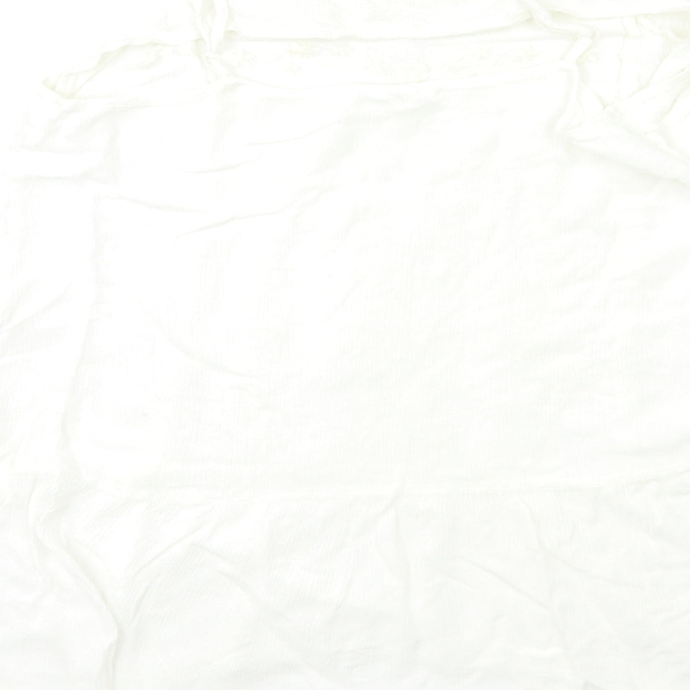 Matalan Womens White Basic Tank Size 14
