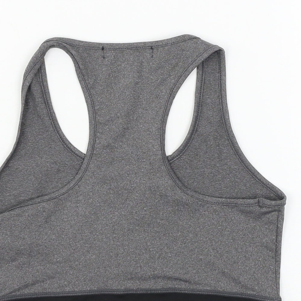 Missguided Womens Grey Jersey Basic Tank Size 8