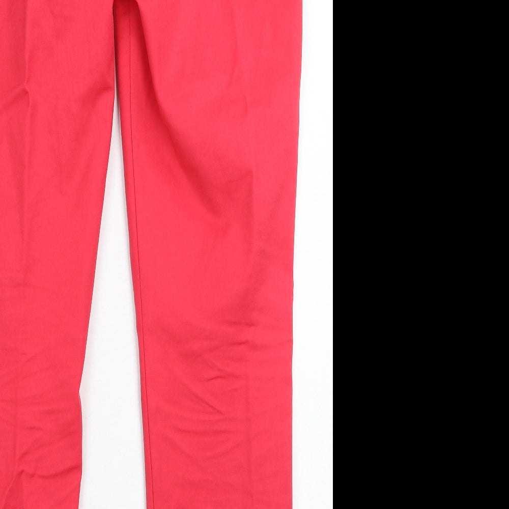 Boden Womens Pink Chino Trousers Size 12 L28 in