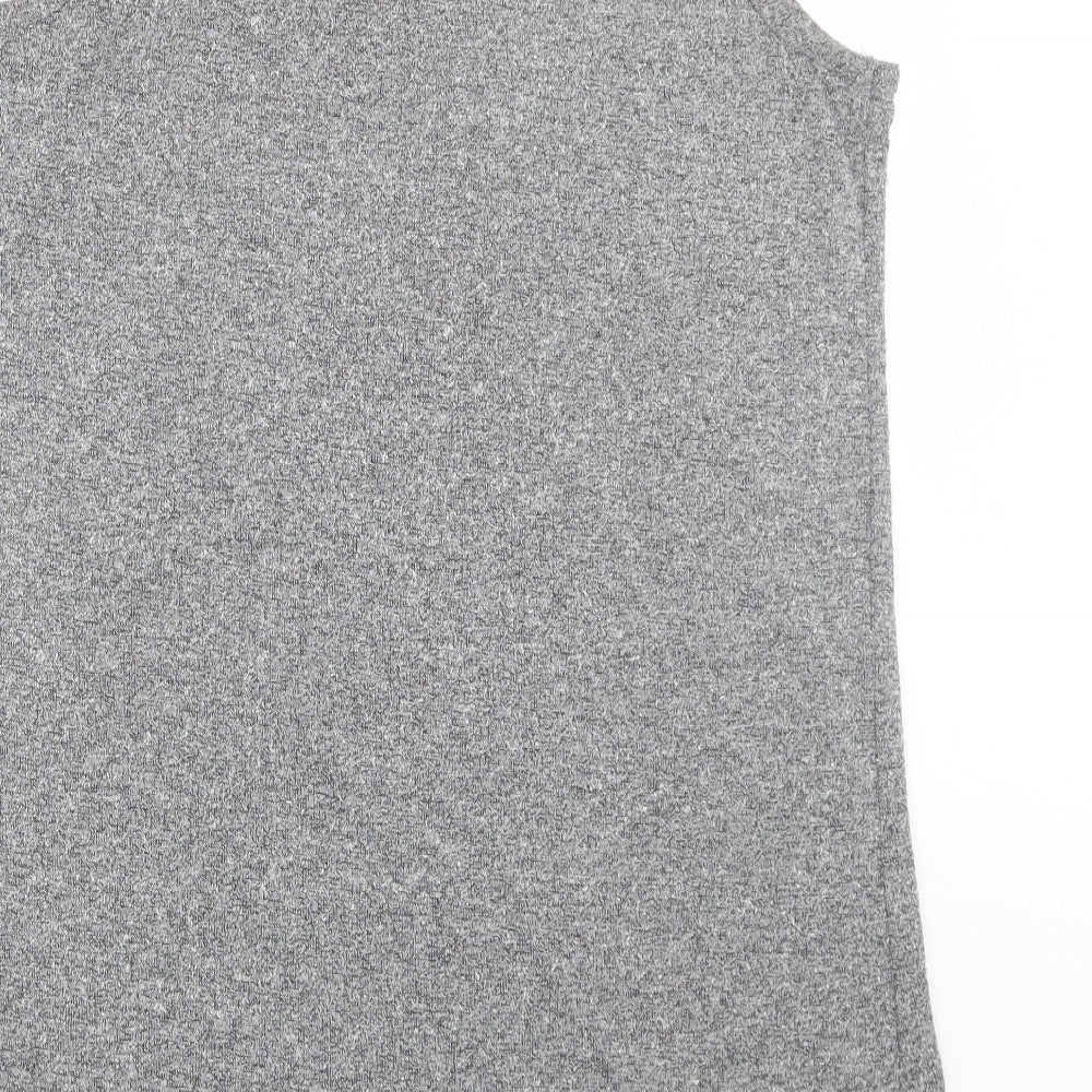 Topshop Womens Grey Basic Tank Size 10
