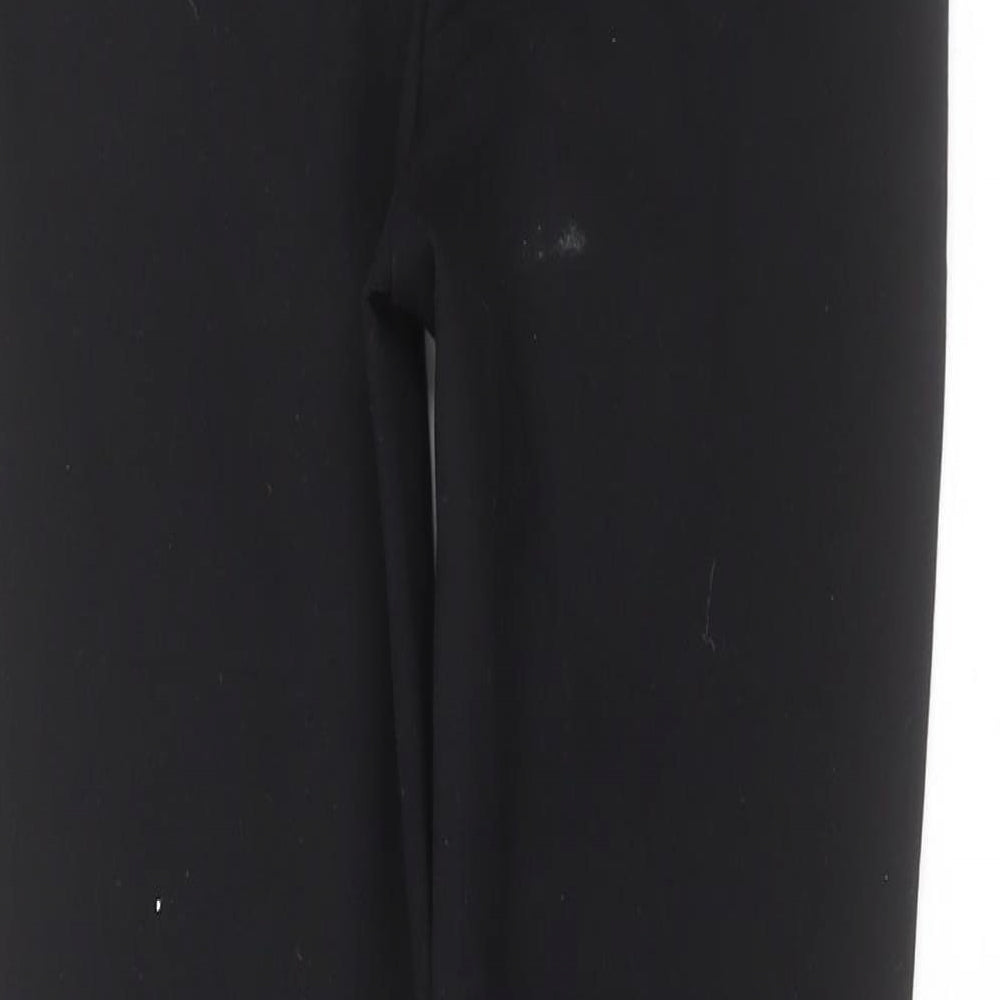 Papaya Womens Black Trousers Size 10 L27 in