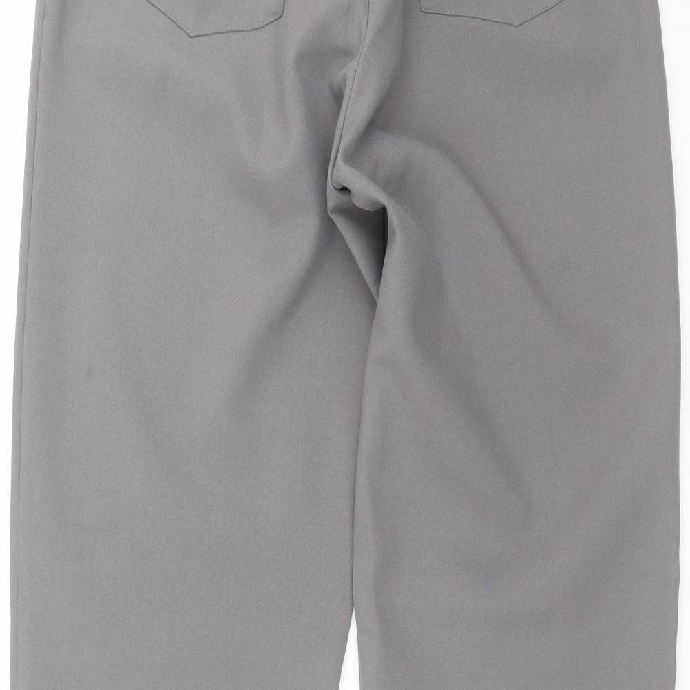 Preworn Womens Grey Trousers Size 12 L28 in