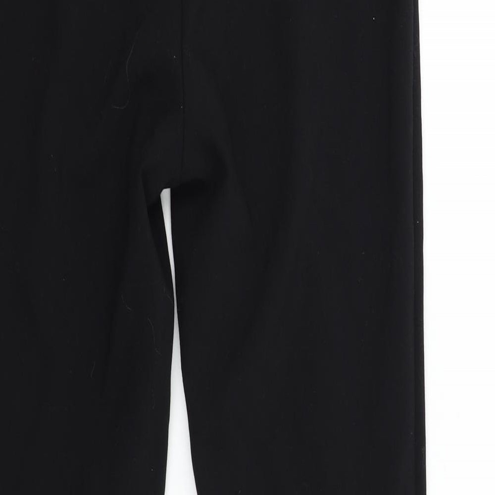 H&M Womens Black Trousers Size 12 L31 in