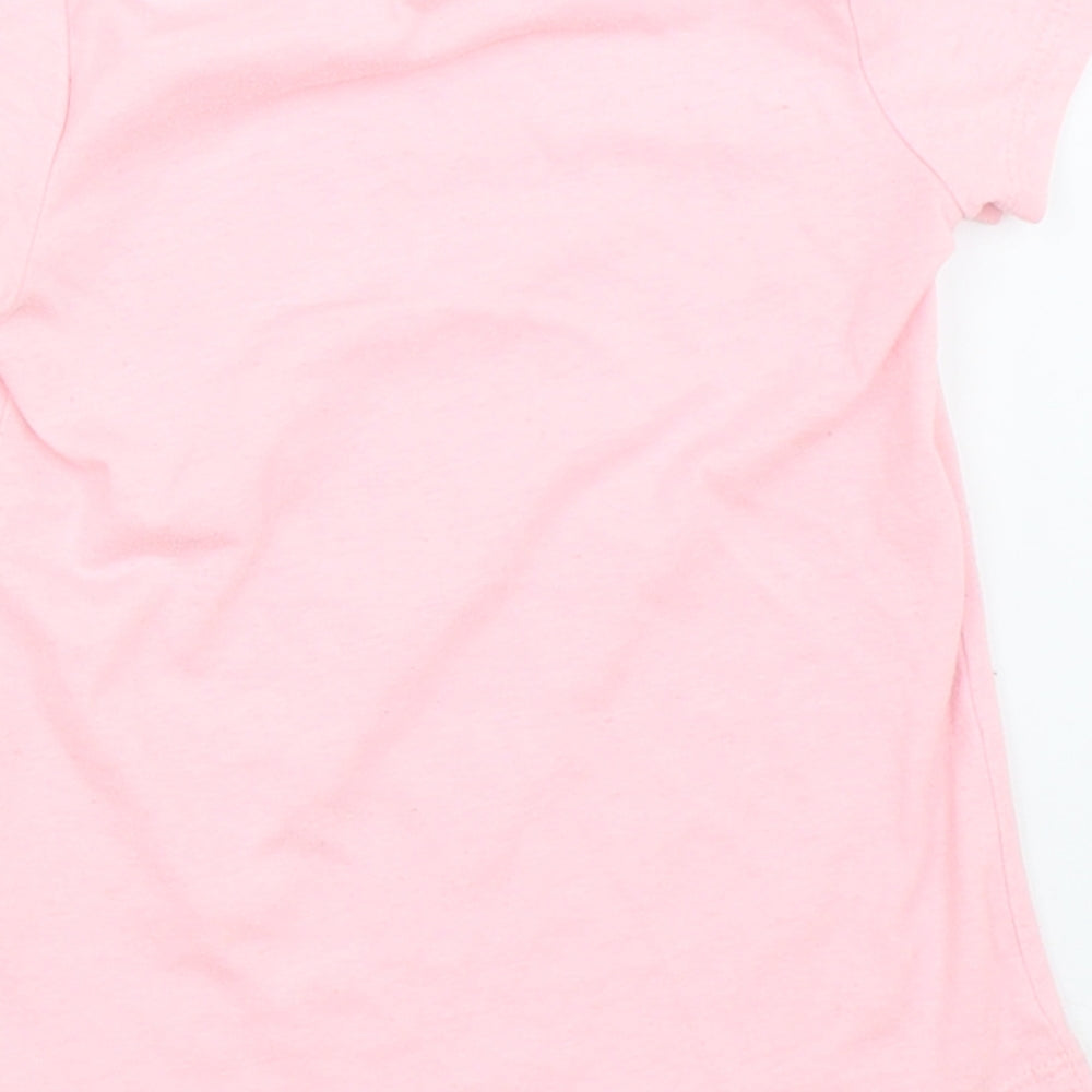 So Cute Girls Pink Basic T-Shirt Size 12-18 Months