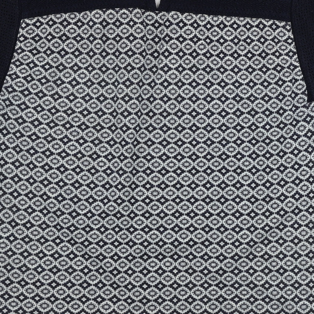Marks and Spencer Womens Grey Geometric Basic Tank Size 10