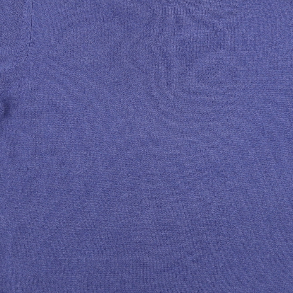 Marks and Spencer Womens Blue Pullover Jumper Size 8