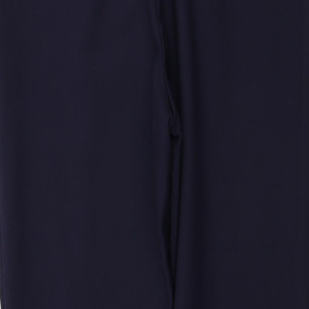 Marks and Spencer Womens Blue Trousers Size 8 L24 in