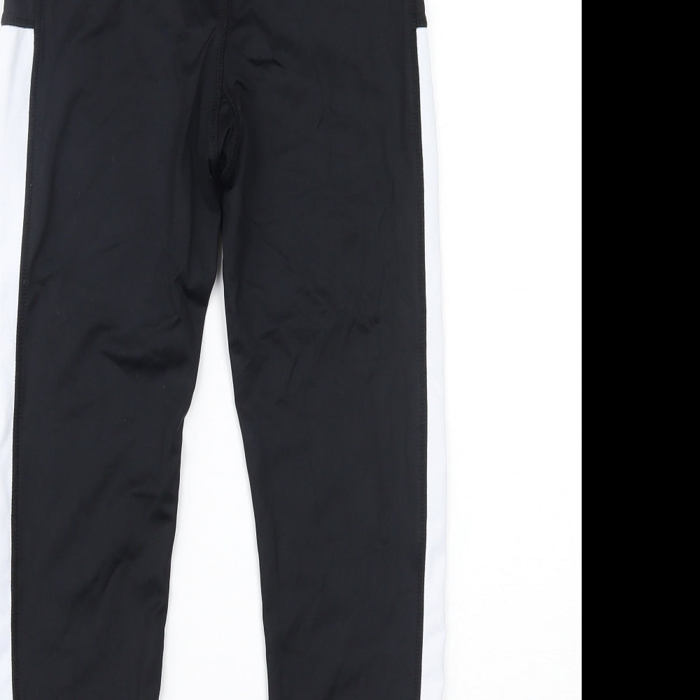 Primark Womens Black Cropped Leggings Size 8 L19 in