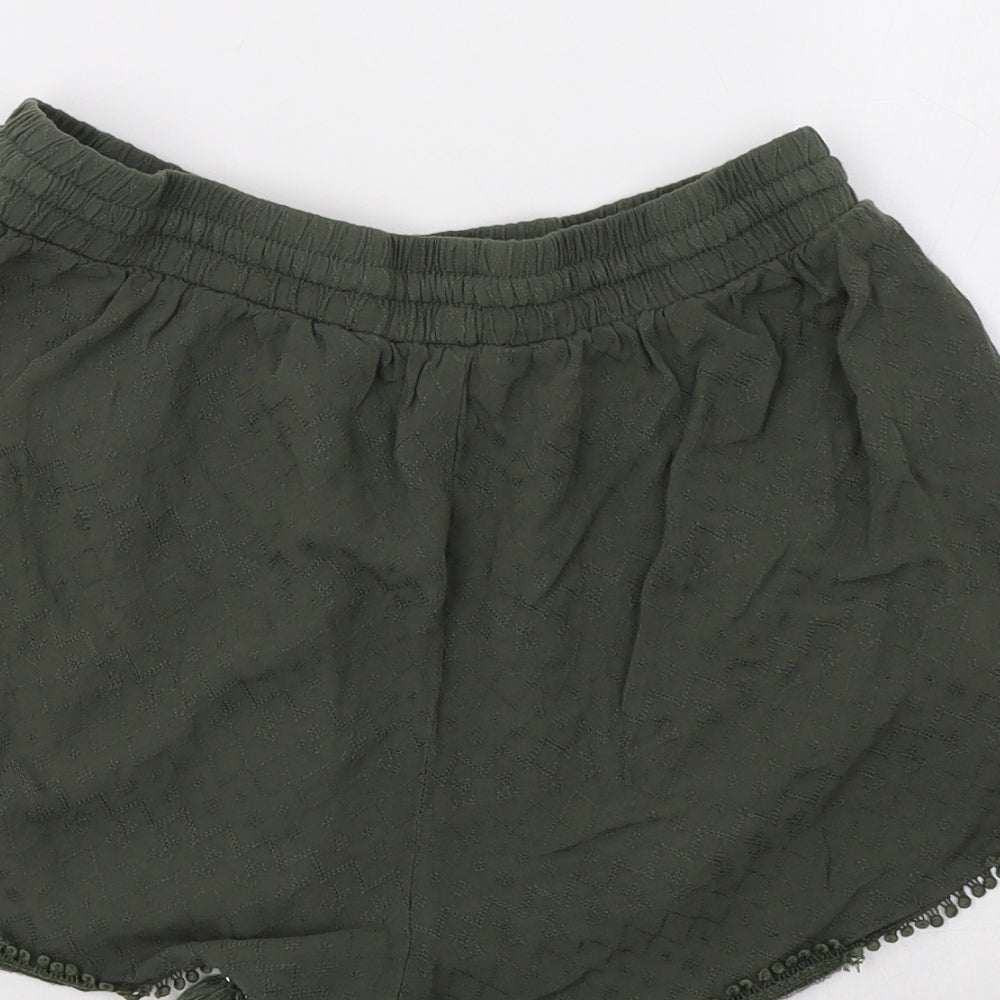 New Look Womens Green Bermuda Shorts Size 14