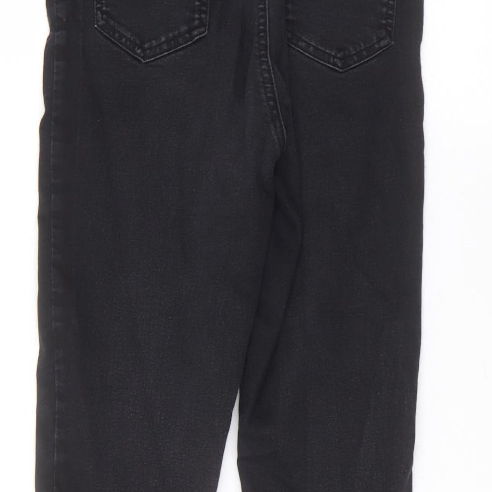Marks and Spencer Womens Black Straight Jeans Size 10 L28 in