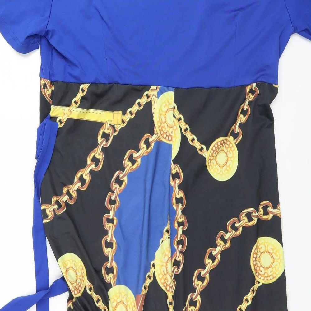 Preworn Womens Blue A-Line Size 36