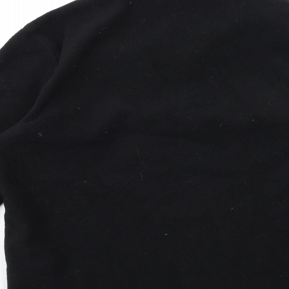 DECATHLON Womens Black Fleece Jacket Size M