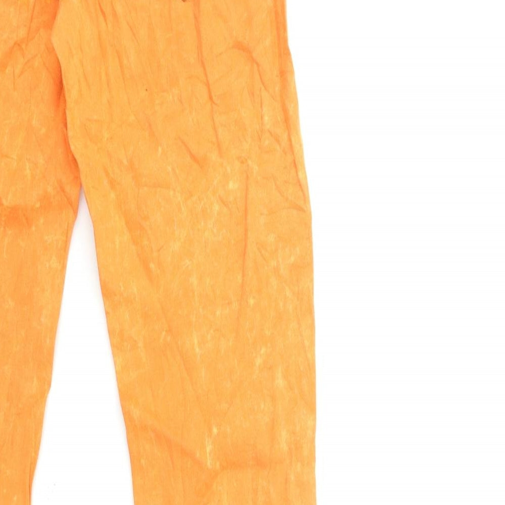 Mini Bleu Womens Orange Denim Skinny Jeans Size 26 in L32 in