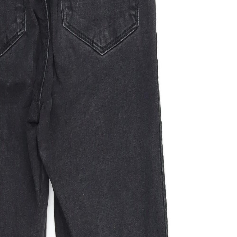 Preworn Womens Black Denim Skinny Jeans Size 23 in L27 in
