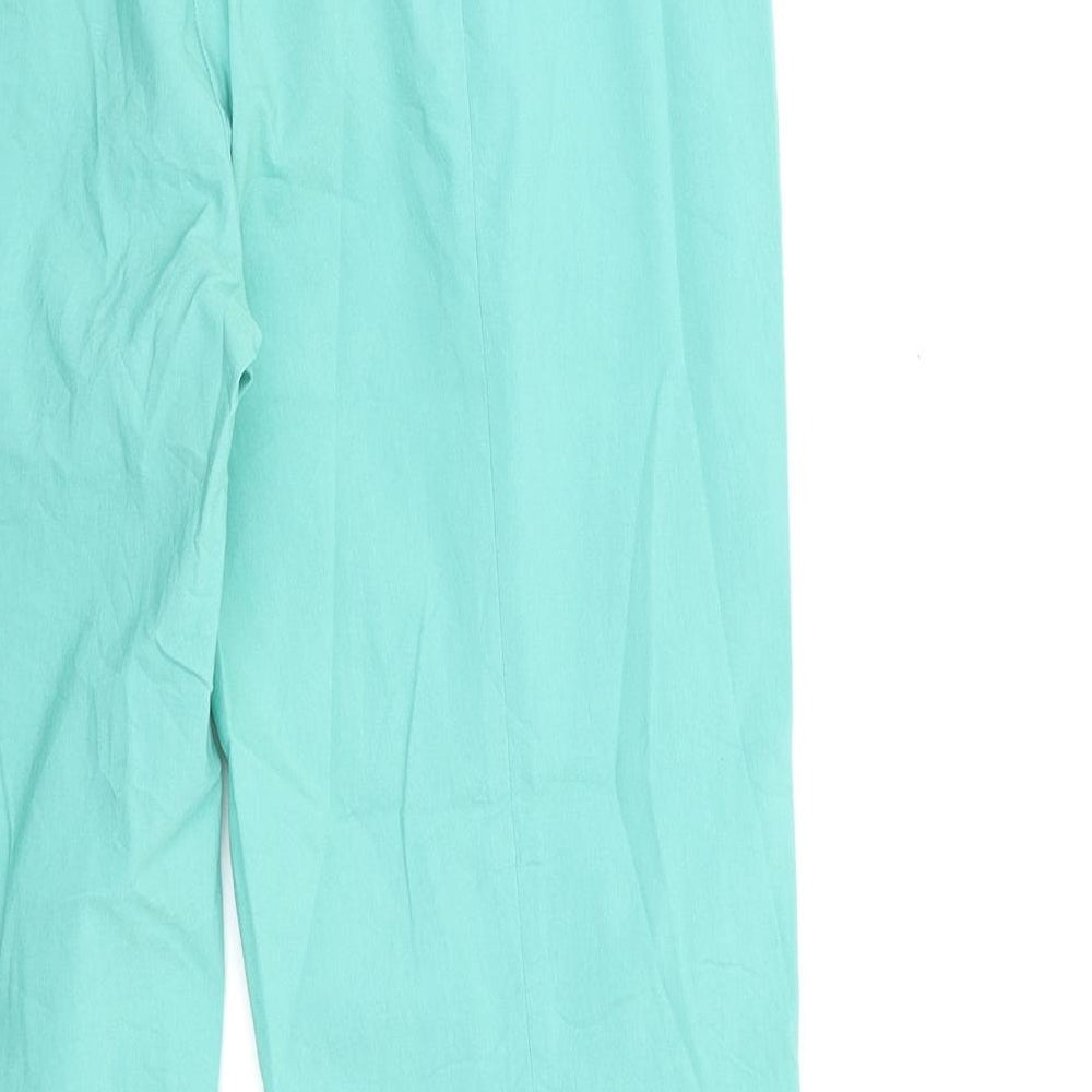 stretchman Womens Green Trousers Size 32 in L29 in