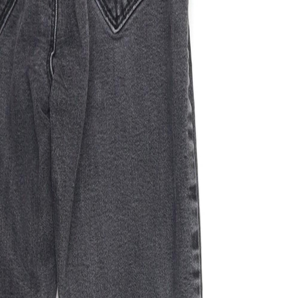 Denim & Co. Womens Grey Denim Skinny Jeans Size 6 L28 in
