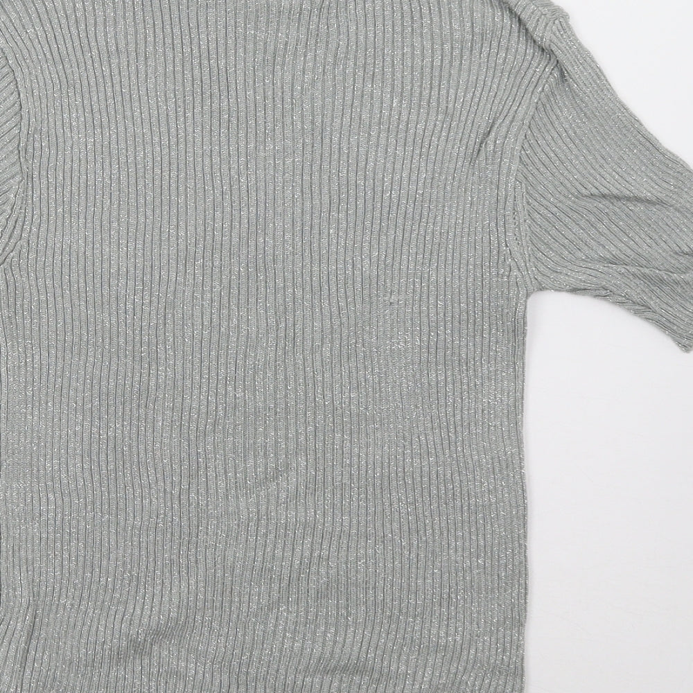 bonmarch Womens Grey Pullover Sweatshirt Size L