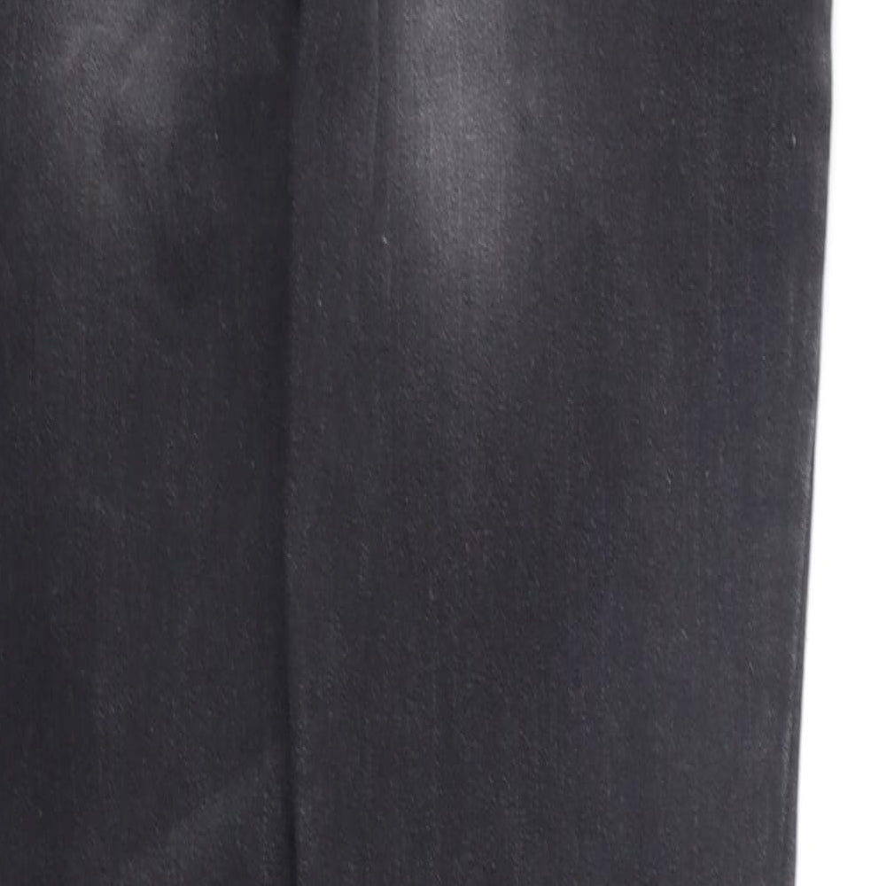 denim Co Womens Black Straight Jeans Size 12 L31 in