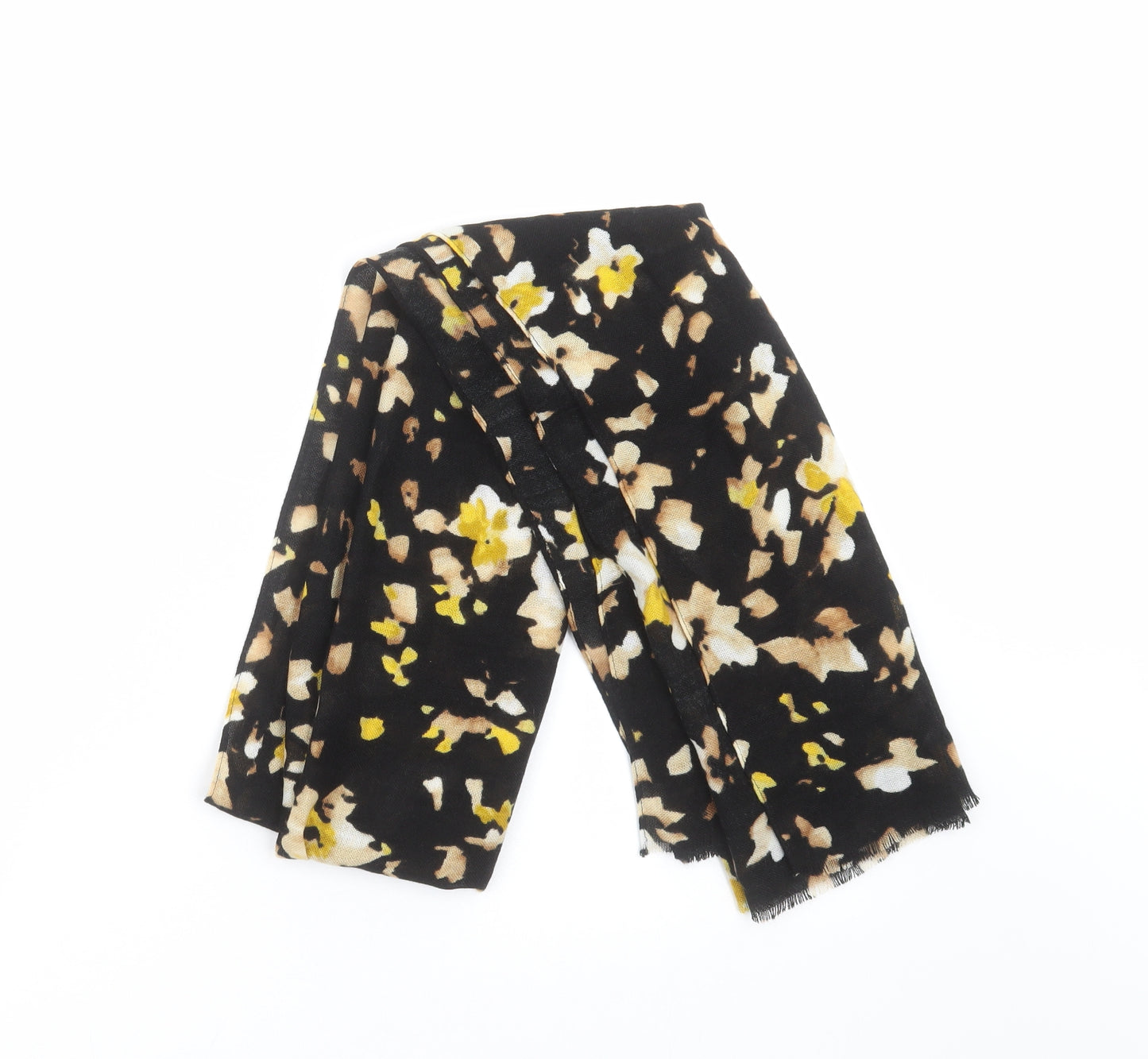Primark Womens Black Floral Scarf