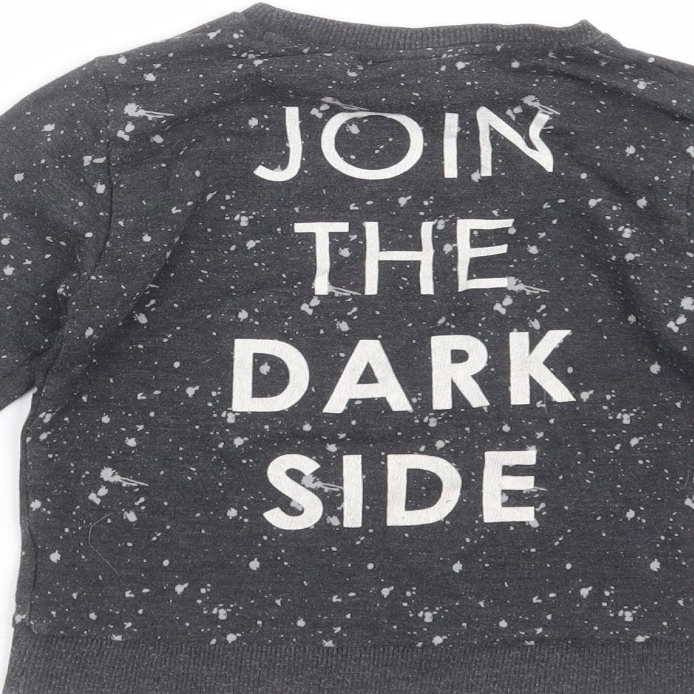 NEXT Boys Grey Pullover Sweatshirt Size 5 Years - Storm trooper
