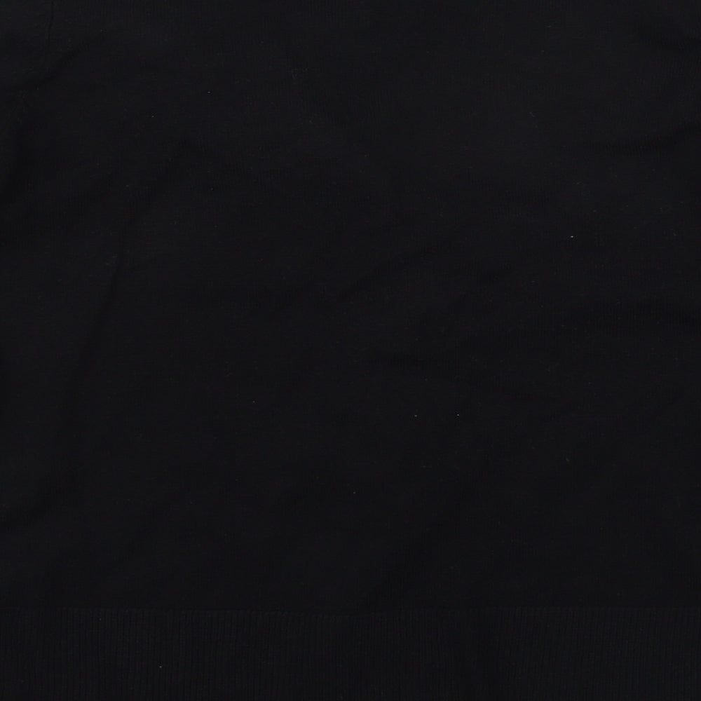 Linea Womens Black Basic T-Shirt Size M