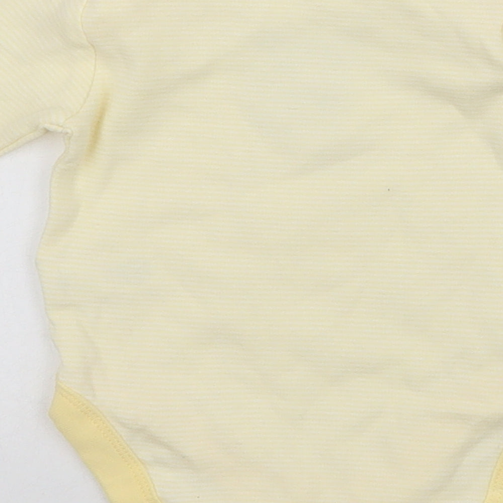Mini Club Baby Yellow Striped Babygrow One-Piece Size 0-3 Months