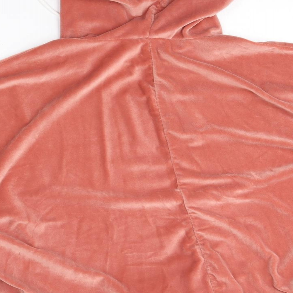 new collection Womens Pink Pullover Hoodie One Size - loungewear