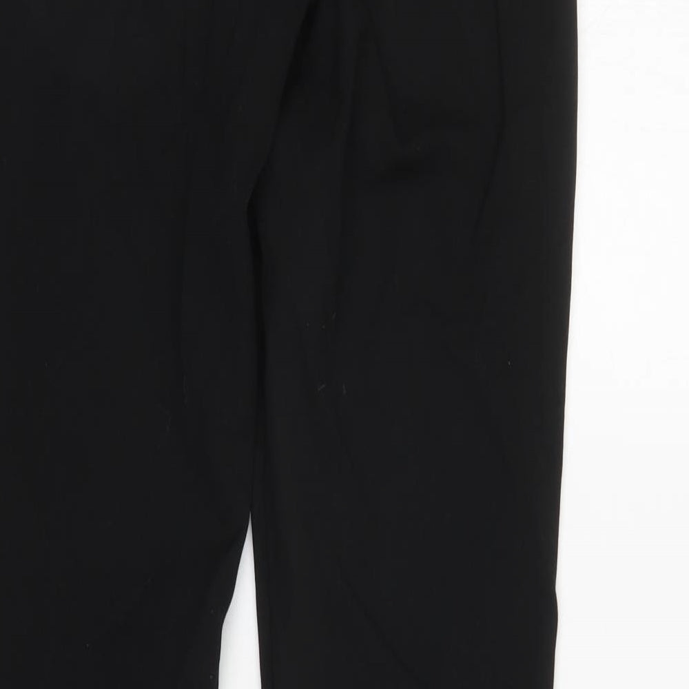 Next Womens Black Trousers Size 10 L33 in