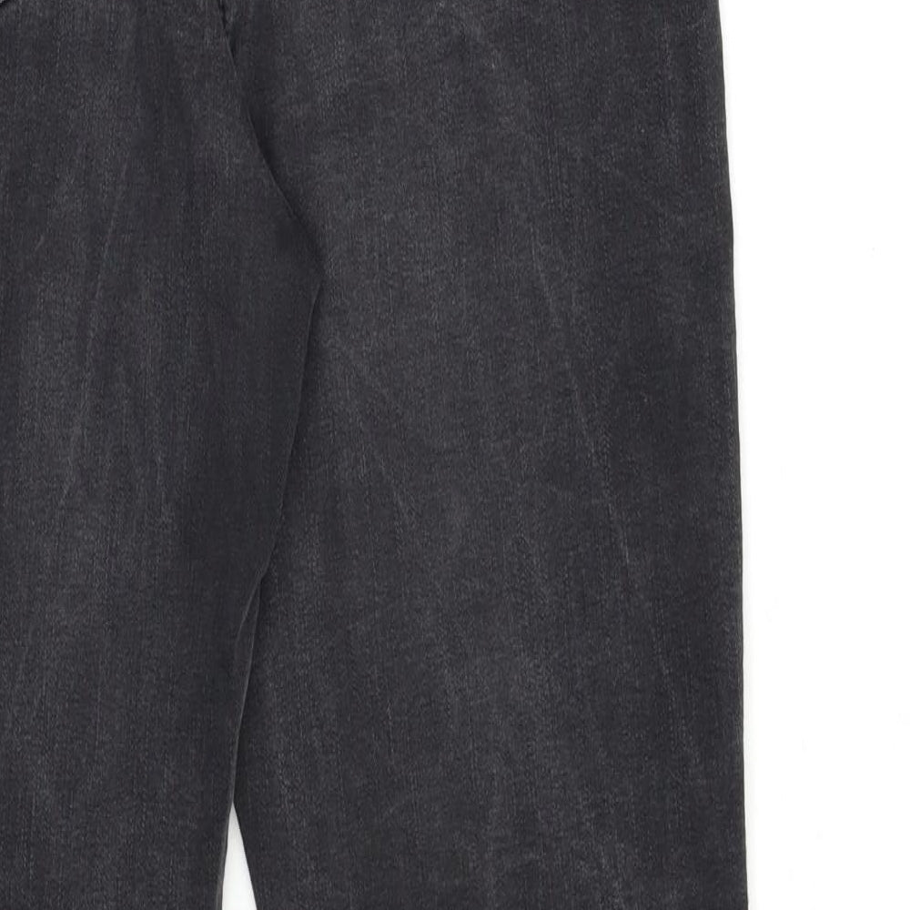 Avenue Womens Black Denim Skinny Jeans Size 14 L29 in