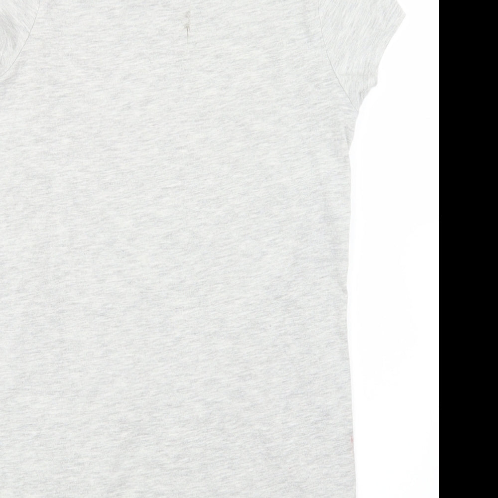 George Girls Grey Basic T-Shirt Size 11-12 Years - Wonder Woman