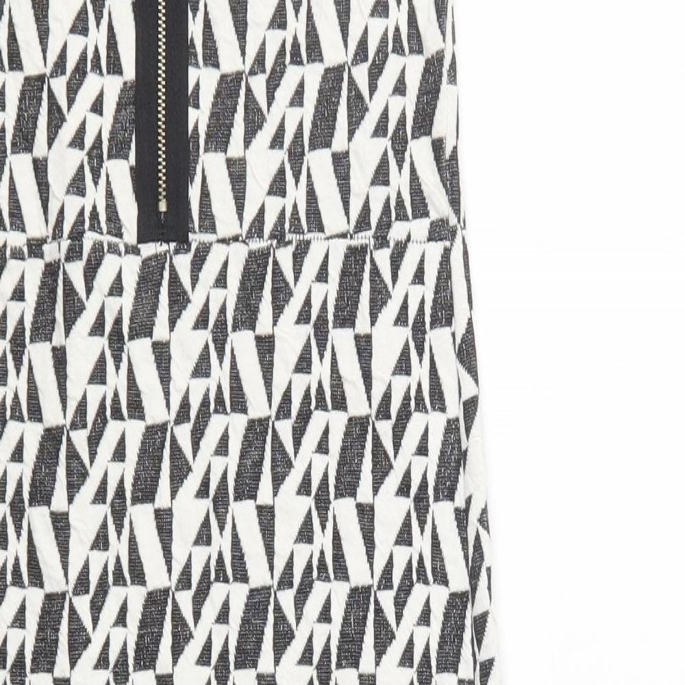 Portobello Punk Womens Black Geometric Pencil Dress Size 12