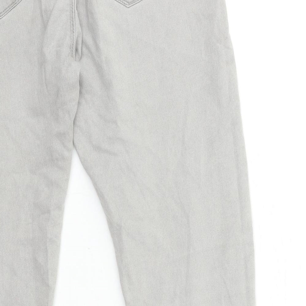 Denim & Co. Womens Grey Denim Jegging Jeans Size 12 L30 in