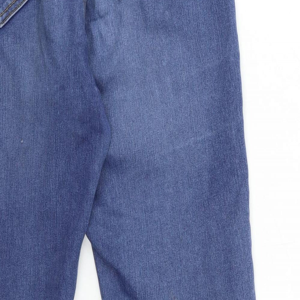 Denim & Co. Womens Blue Denim Skinny Jeans Size 10 L28 in