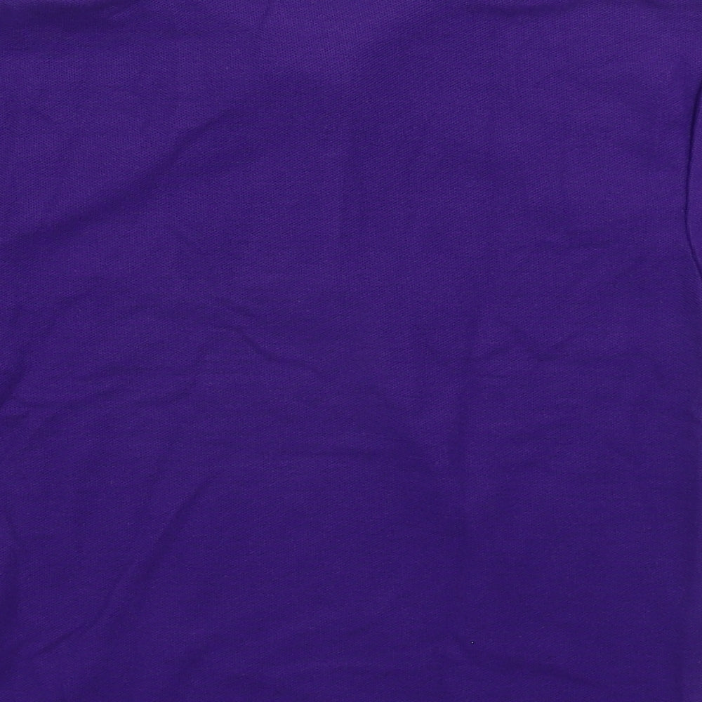 Fruit of the Loom Boys Purple Basic Polo Size 3-4 Years
