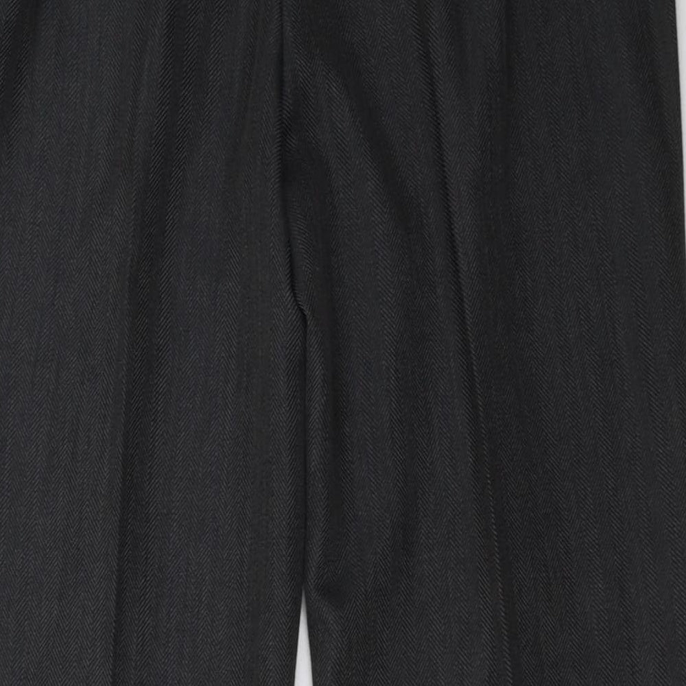 BM Womens Grey Trousers Size 16 L32 in