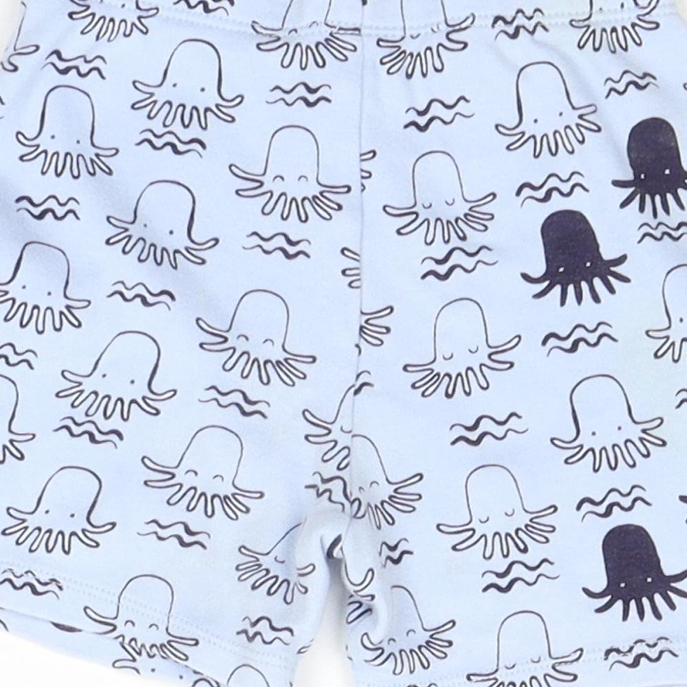 F&F Baby Blue Cropped Trousers Size 9-12 Months - squids