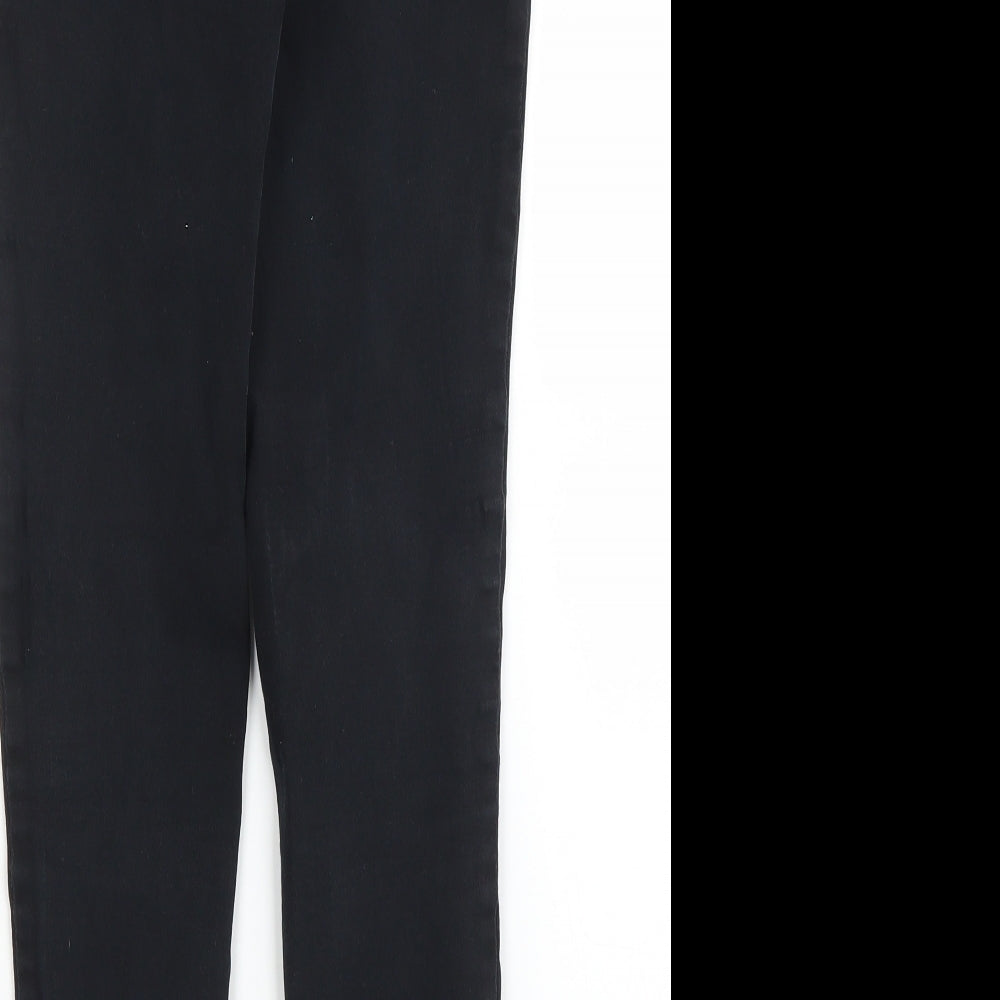 NEXT Womens Black Denim Skinny Jeans Size 8 L23 in