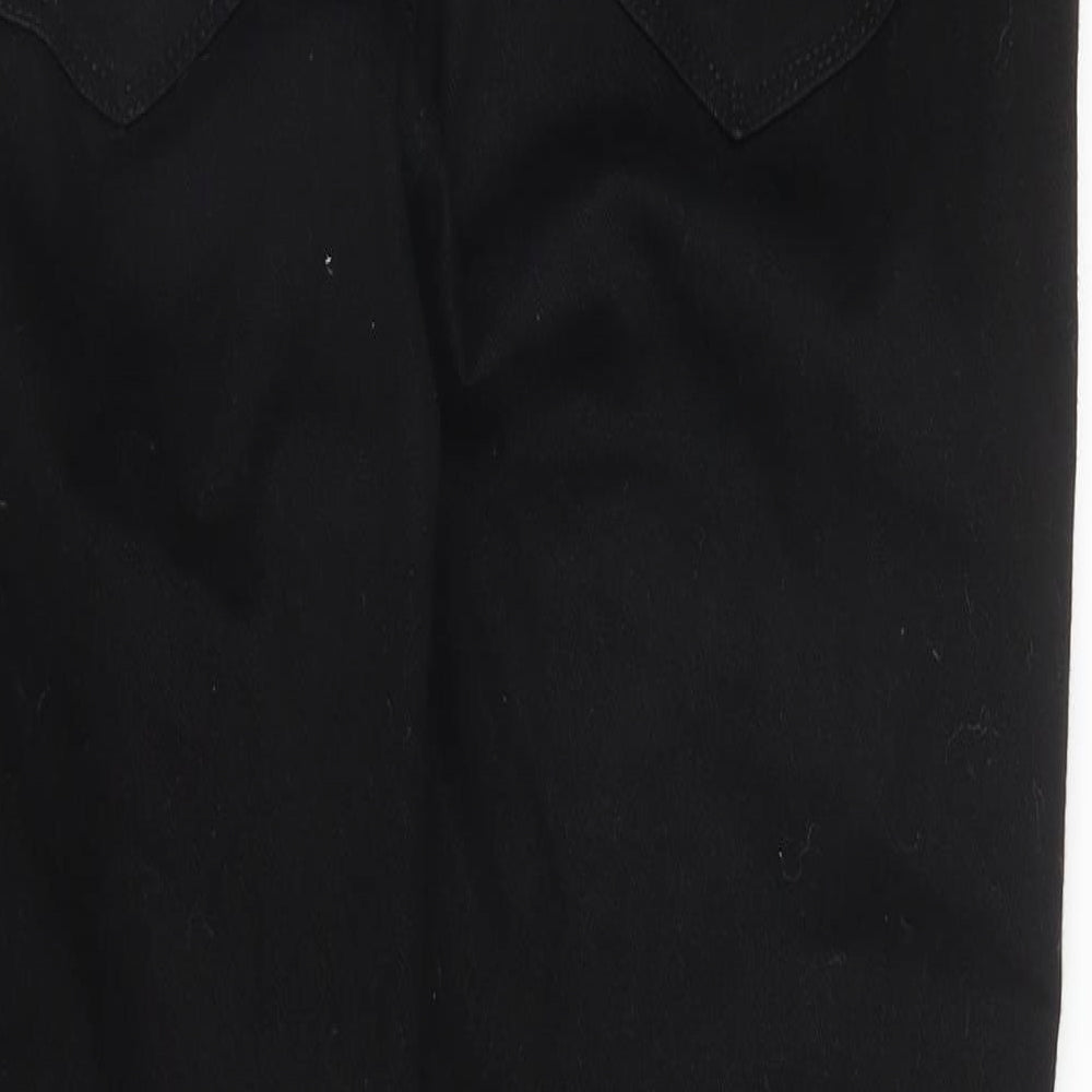 Boohoo Womens Black Denim Skinny Jeans Size 10 L27 in