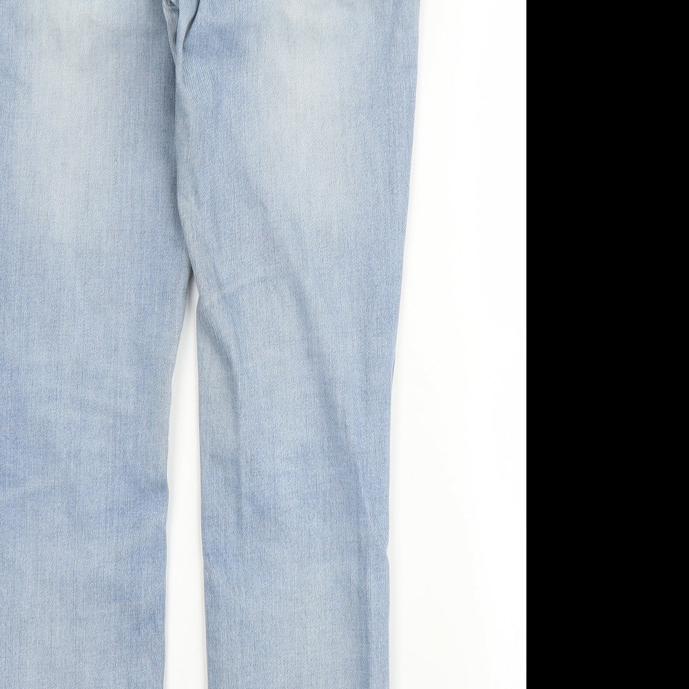 YesYes Womens Blue Denim Skinny Jeans Size 10 L25 in