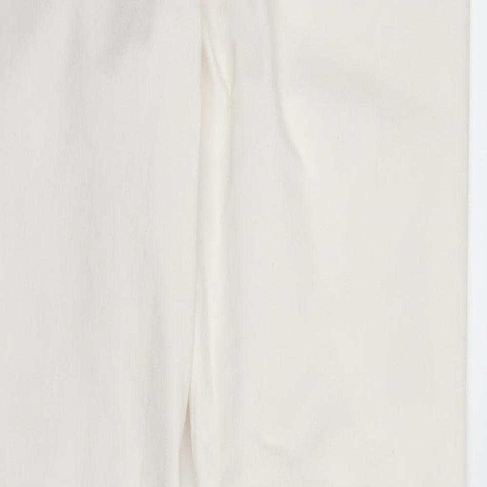 South Womens White Denim Skinny Jeans Size 10 L26 in
