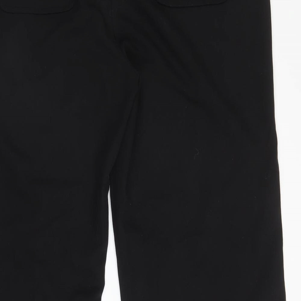 South Womens Black Trousers Size 18 L29 in