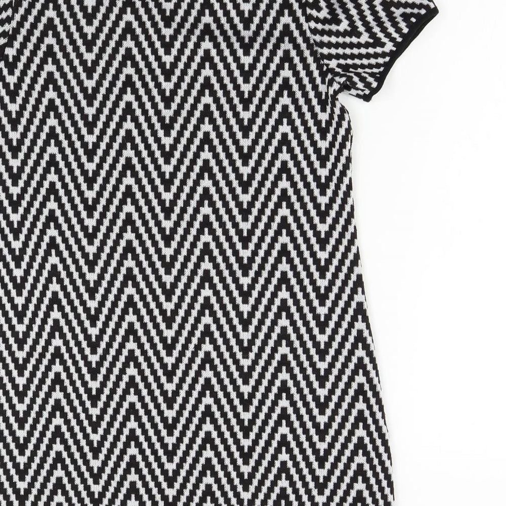 Dorothy Perkins Womens Multicoloured Geometric Slip Dress Size 10