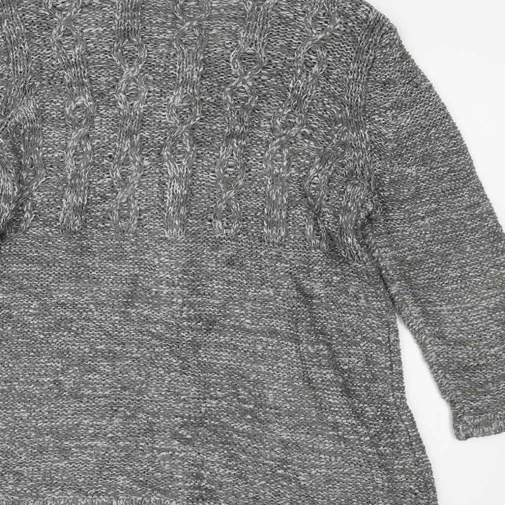 CC Womens Grey Cardigan Jumper Size L