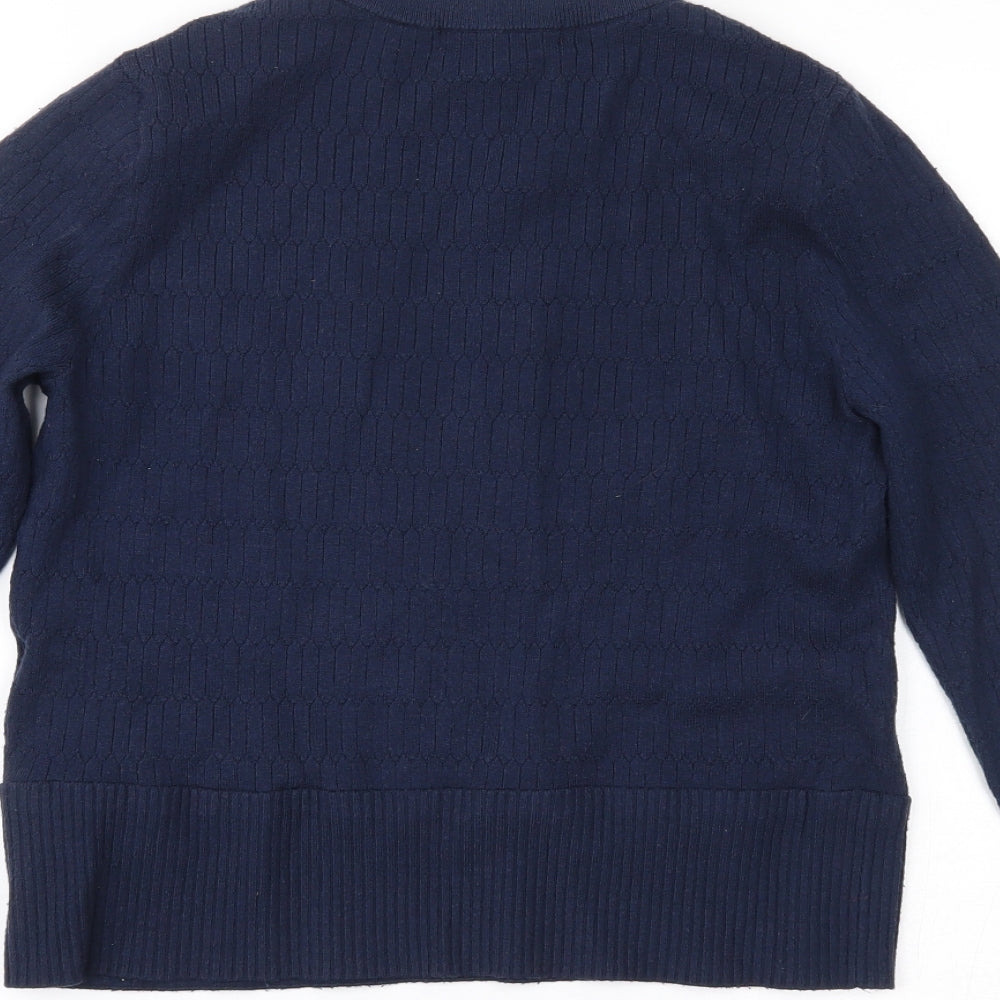 Marks and Spencer Womens Blue Pullover Jumper Size 12